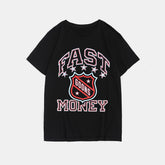 Plus Size Black Fast Money T-Shirt